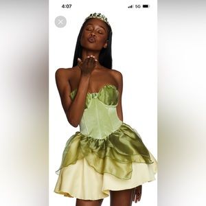 BRAND NEW & never before worn Tinker Bell/Princess Costume! From Dolls Kill